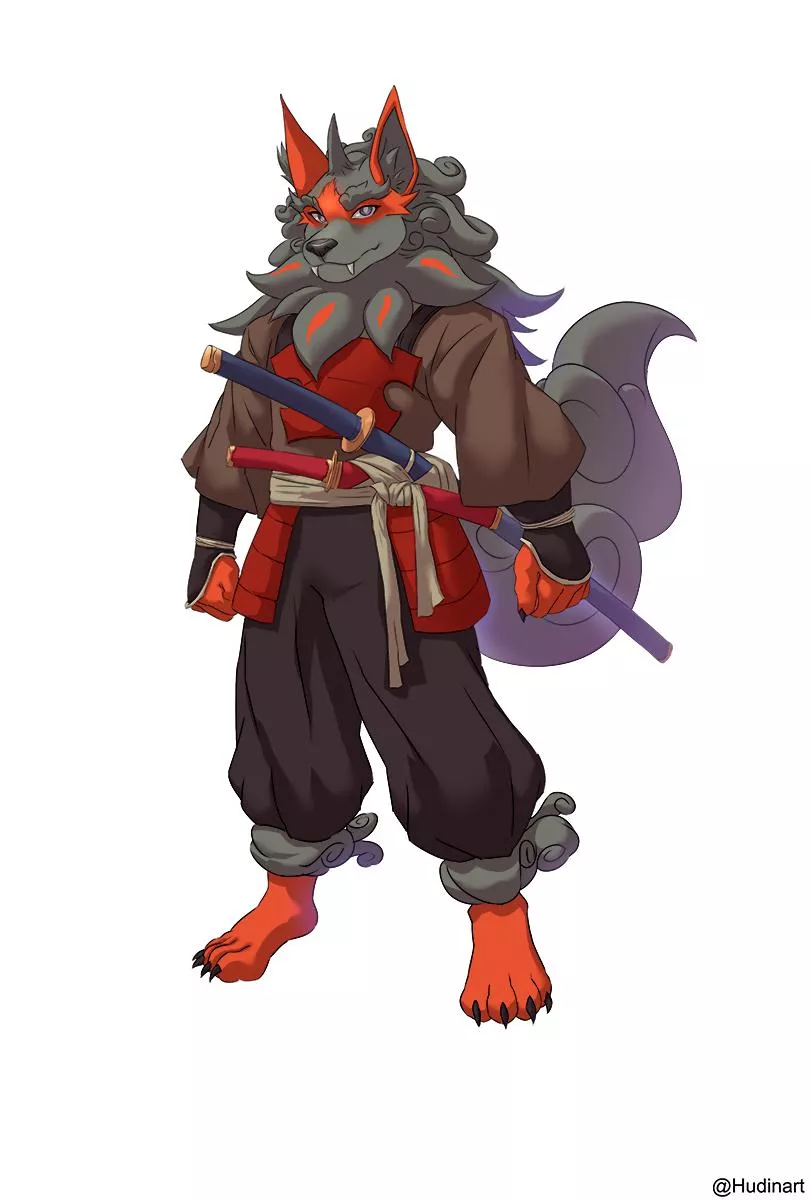 Hisuian Samurai - commission by me