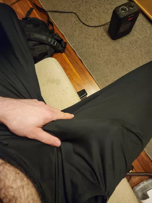 Hope nobody walks in 