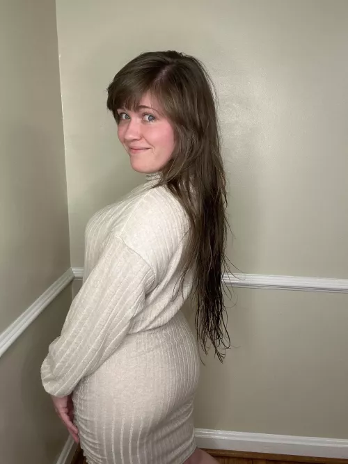 I got a new sweater dress [f]
