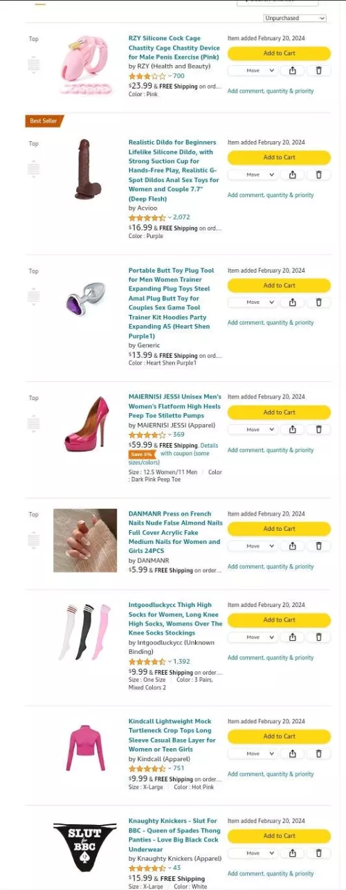 I have an Amazon wishlist 🤪♠️