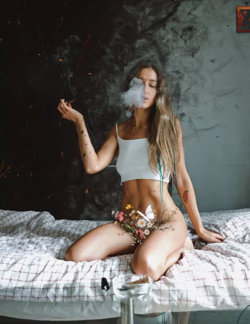 I just like flowers a lot