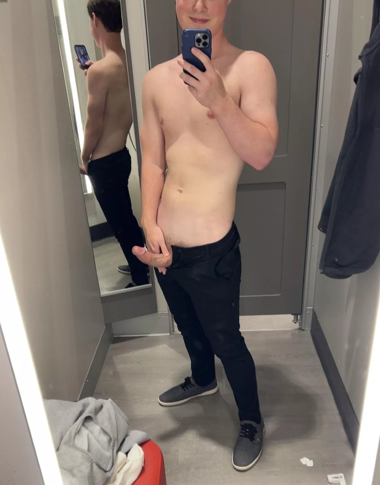 I love getting naked in changing rooms