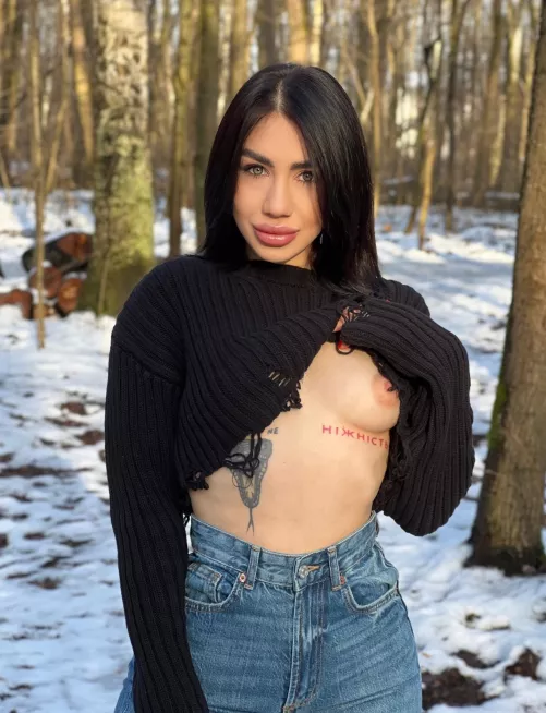 I will let you touch my breasts and suck my nipples