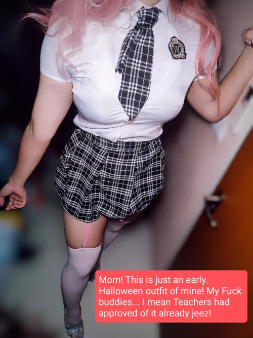 If a Asian slut walks in your room like this begging for extra credits in exchange for sex would you approve of it?