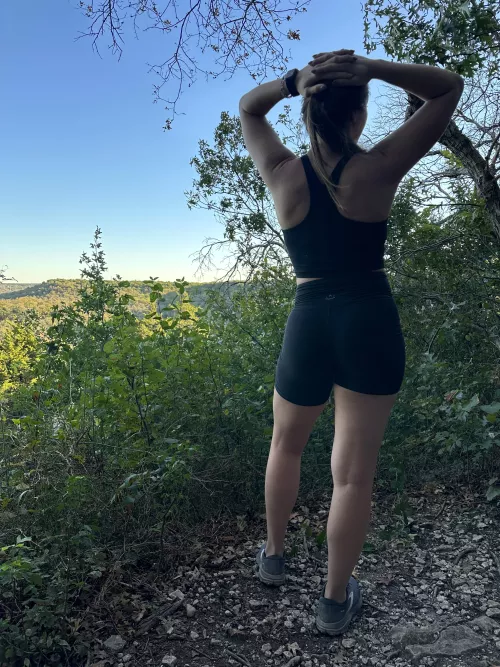 just missing you on my hike