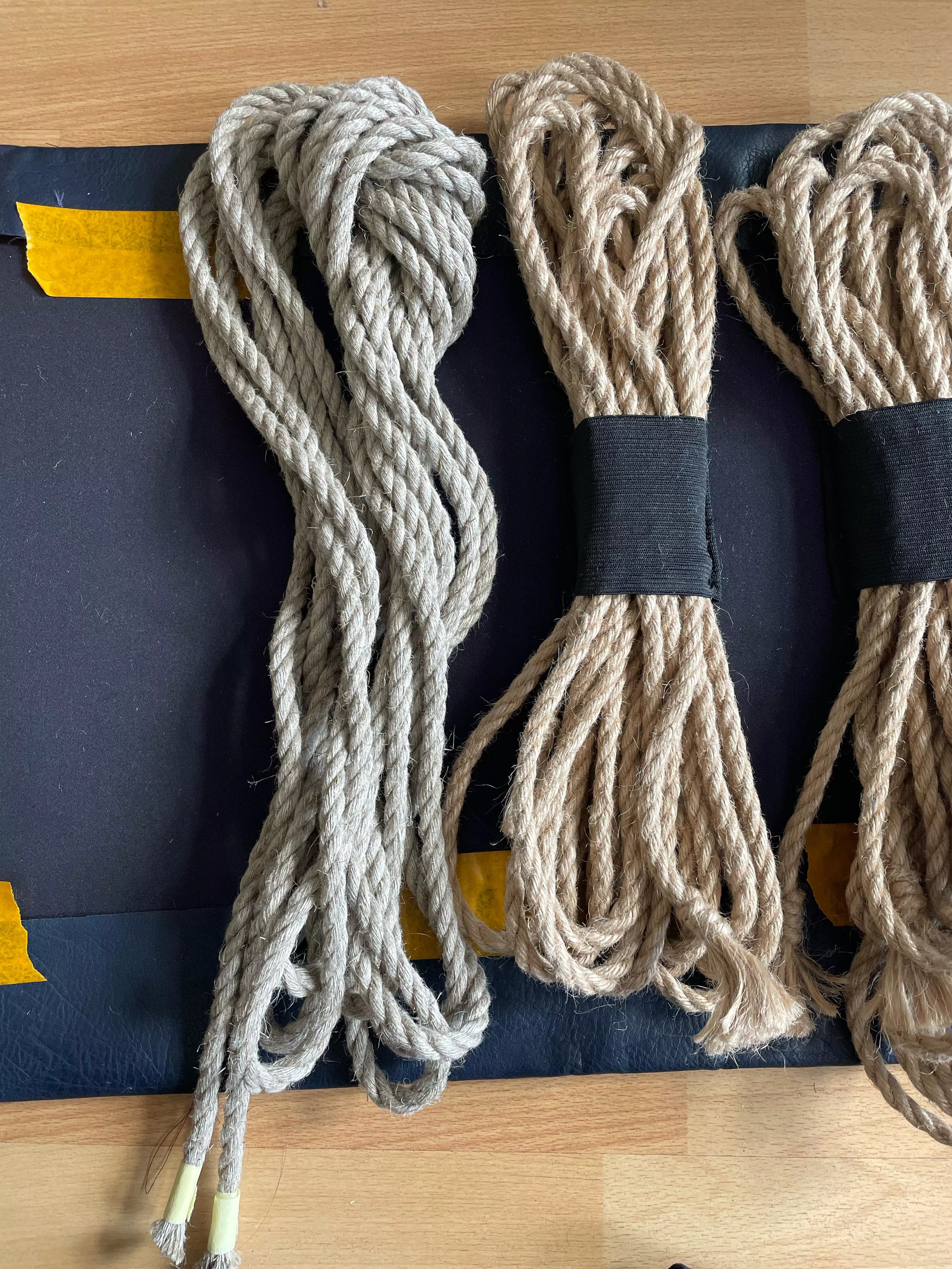 Left Hemp, Right Jute Rope?