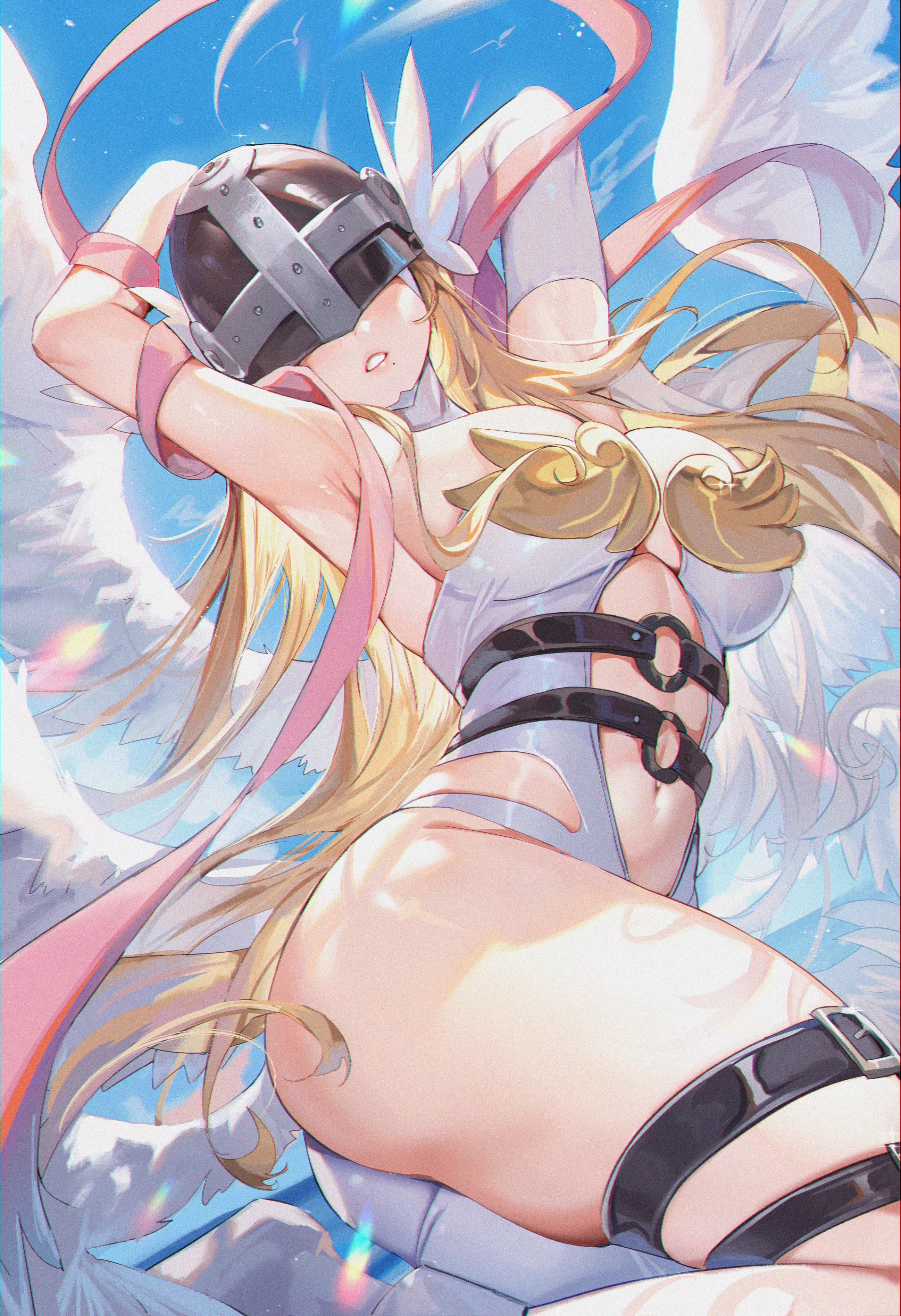 Lewd Angewomon [Digimon]