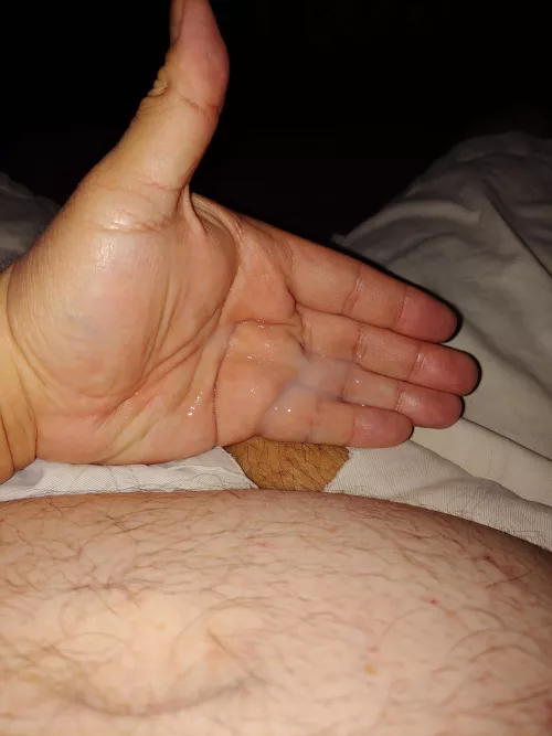 Lick my hand clean please