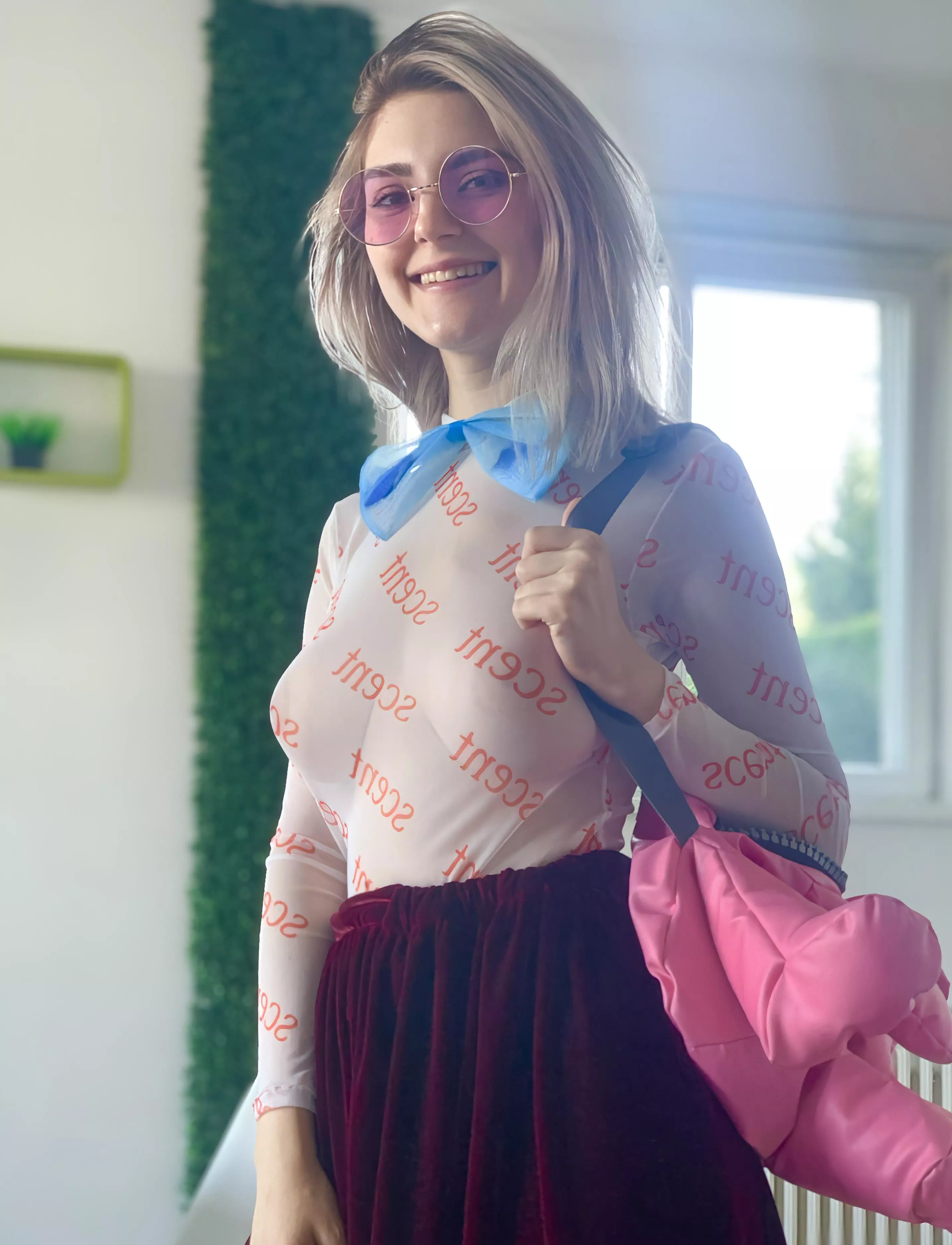 My motto in life is to wear pink glasses