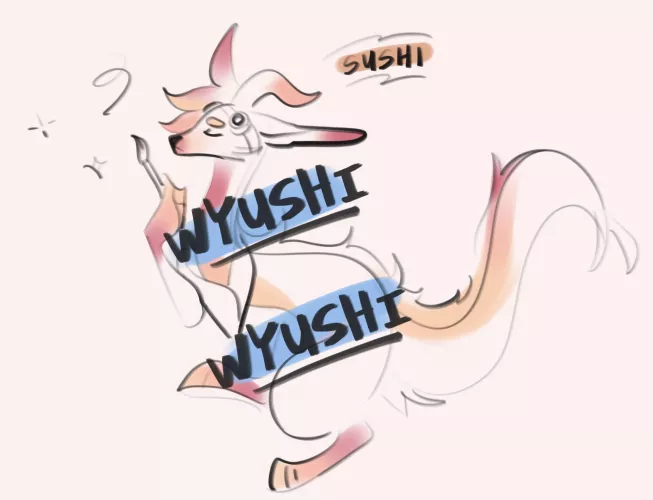 my sona SUSHI (art by me)