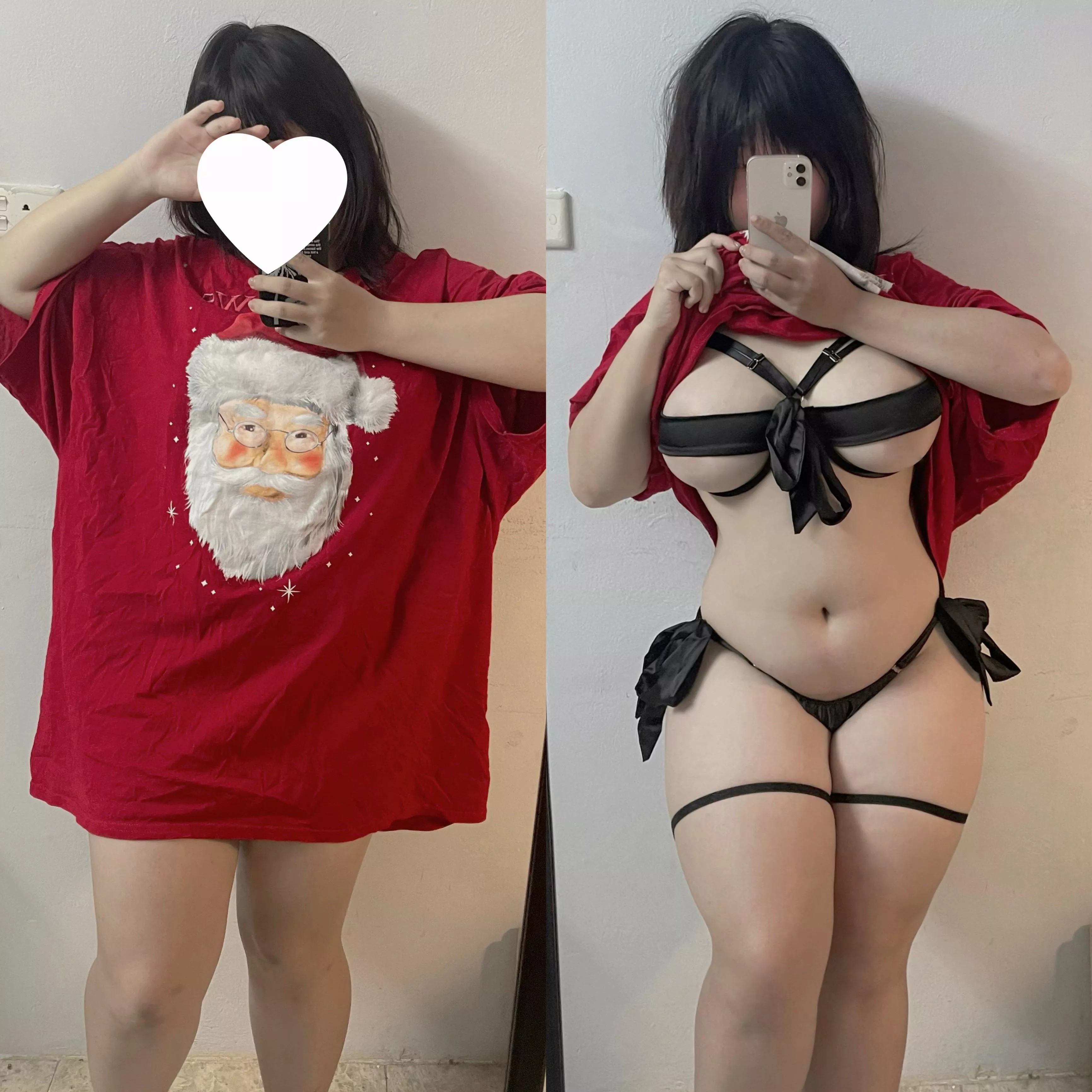 On our first date vs after