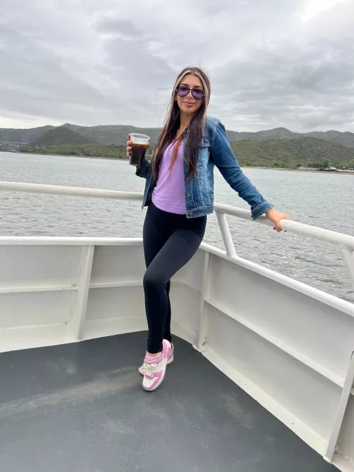 Out on the water felt cute :)