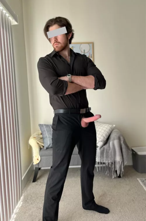 POV: you walk in to me standing like this