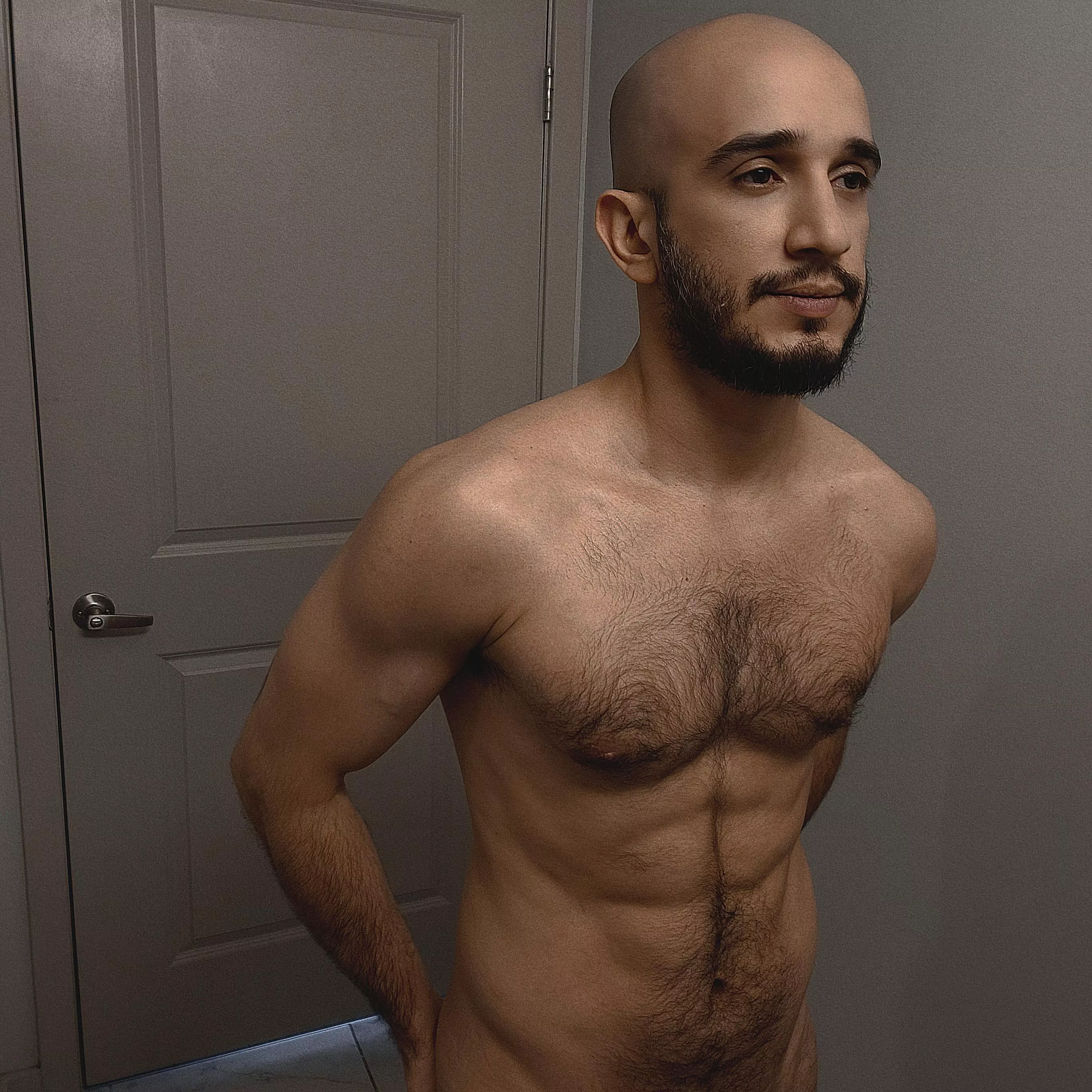 Pretty much everyone thought I should keep the body hair. So it's staying... for now!