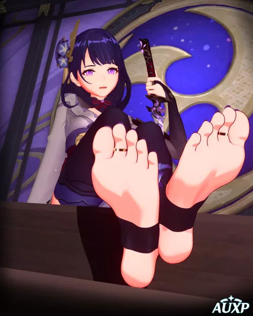 Raiden Shogun (Genshin Impact) [Artist: AUXP]