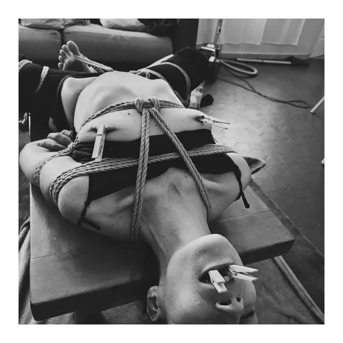 Rope bondage and sweet torture