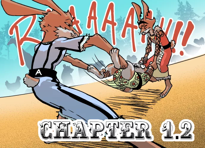 Sibling Rivalry (art by me)