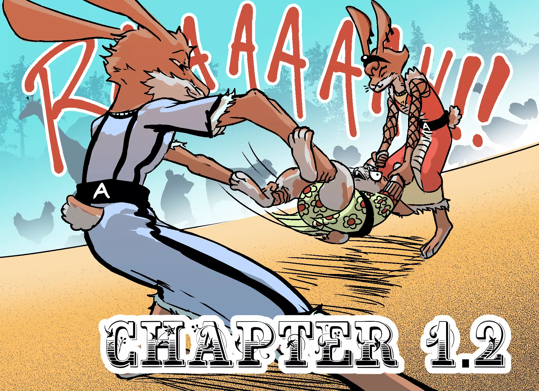 Sibling Rivalry (art by me)