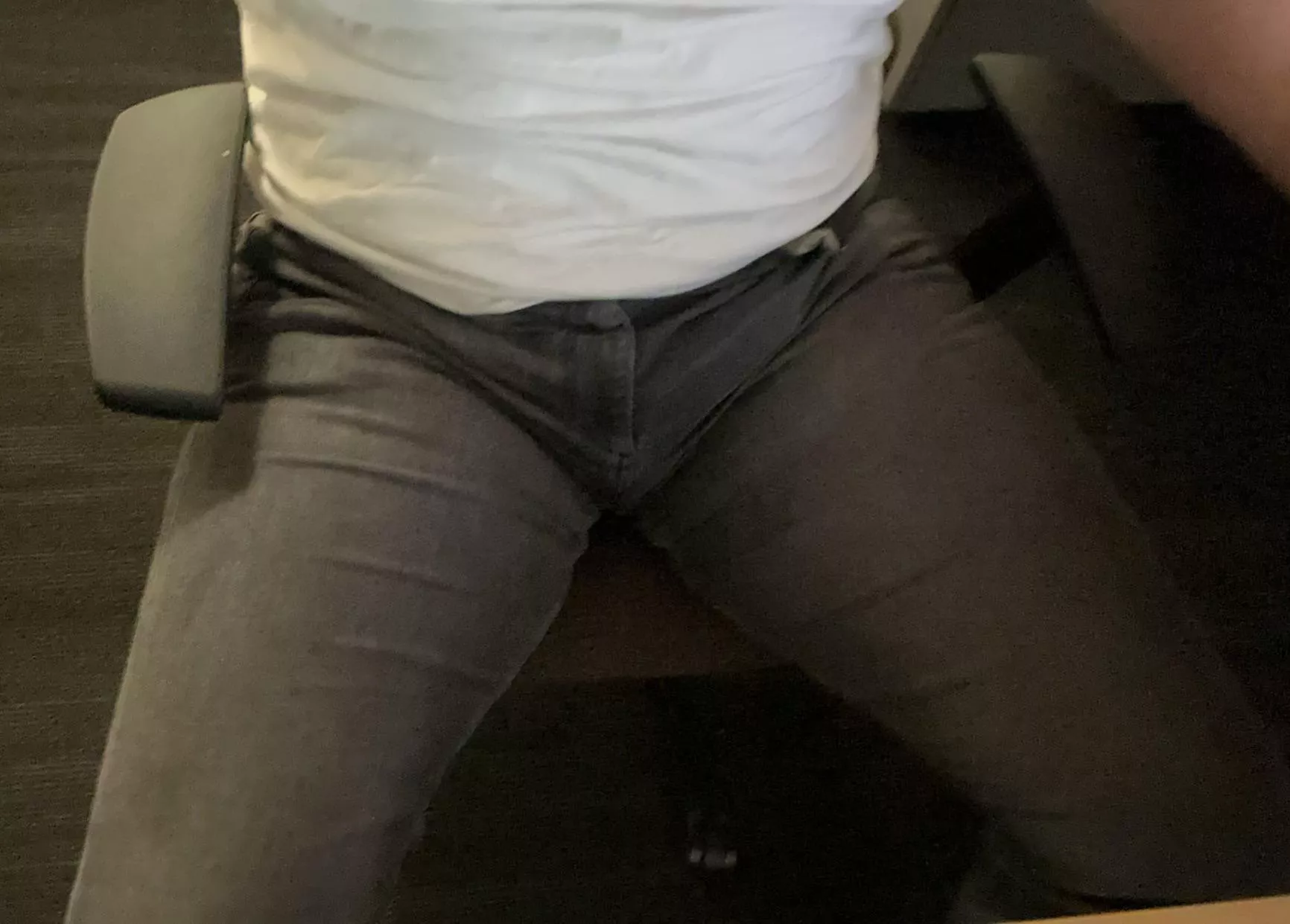 So hard to work in these! Let me run to the bathroom, dm me