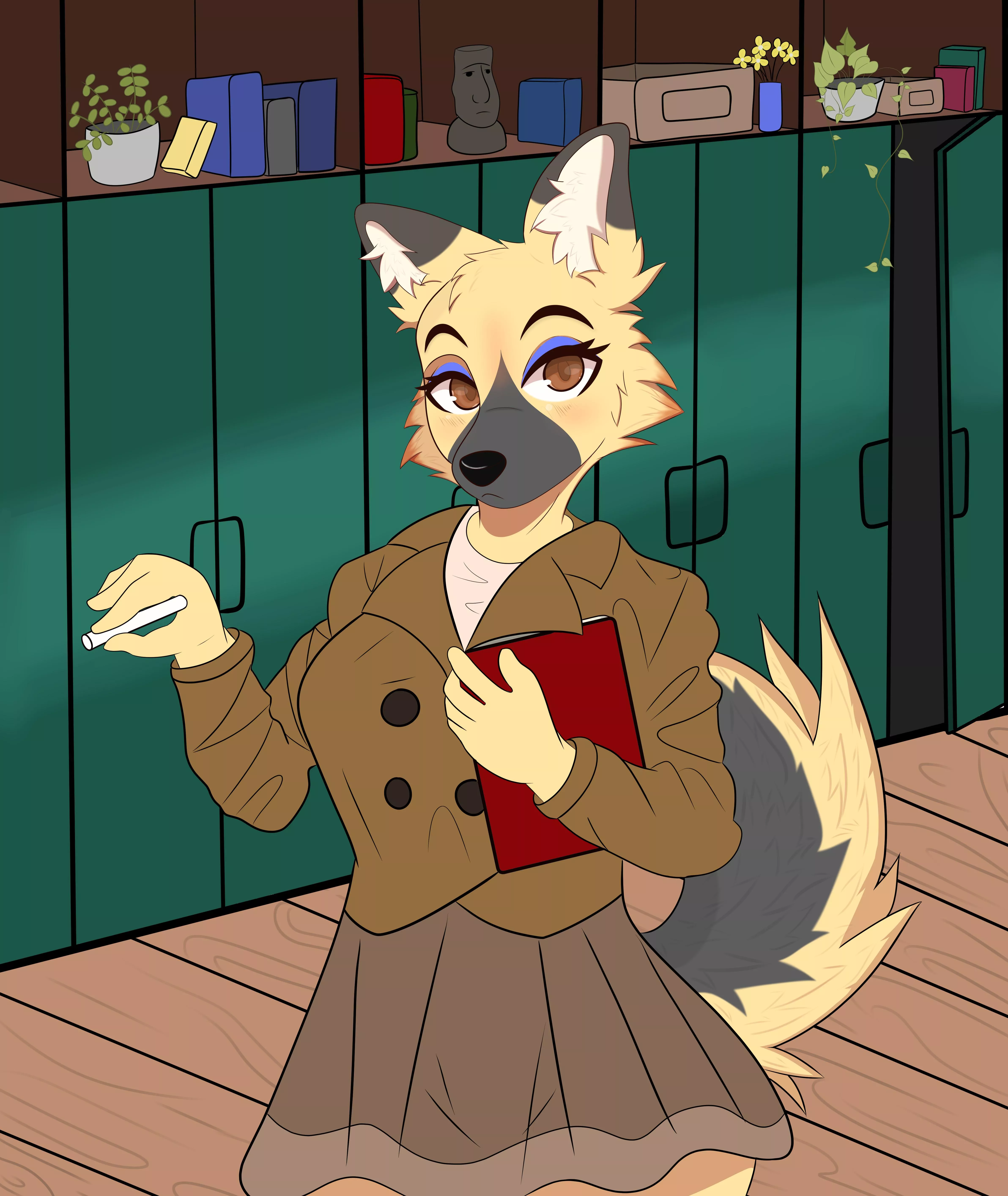 Teacher Vivian (art by me)