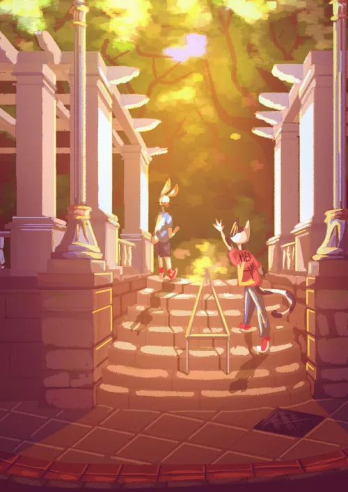 The air smells like warm lawn, by me