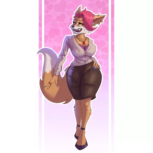 The office lady (Art by me)