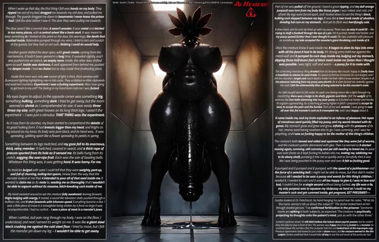 Thrown in a Room with a Horny Demogorgon [Commission] [Futa] [Female Viewer] [Noncon] [Impregnation] [Monster]