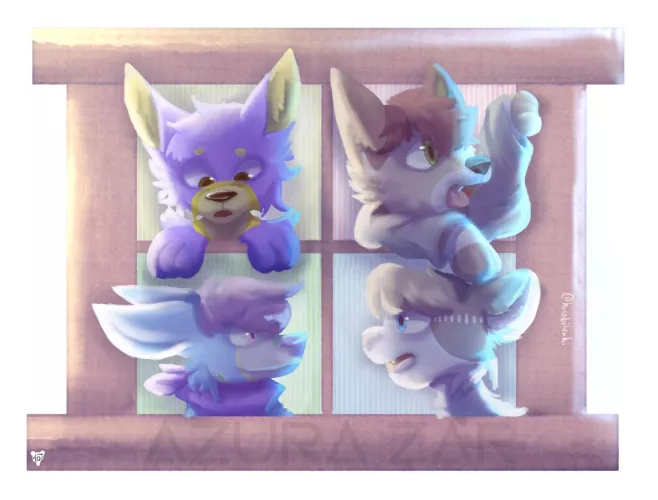 What got you into the furry fandom? (Art by me, characters by CarlCrimes66 on DA)