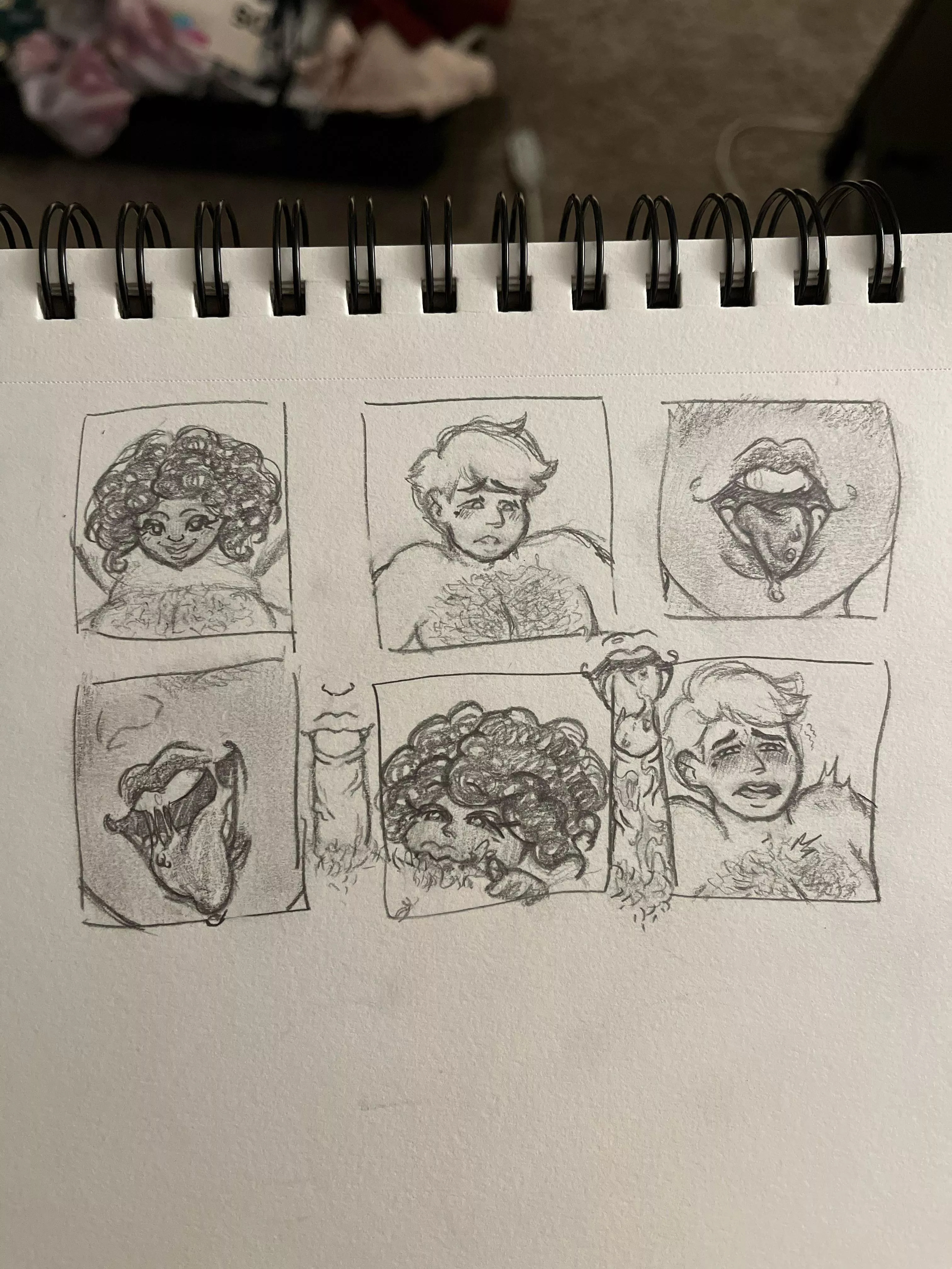 Yall loved my last sketch so here’s my first femdom artwork bon apetit 🤌✨