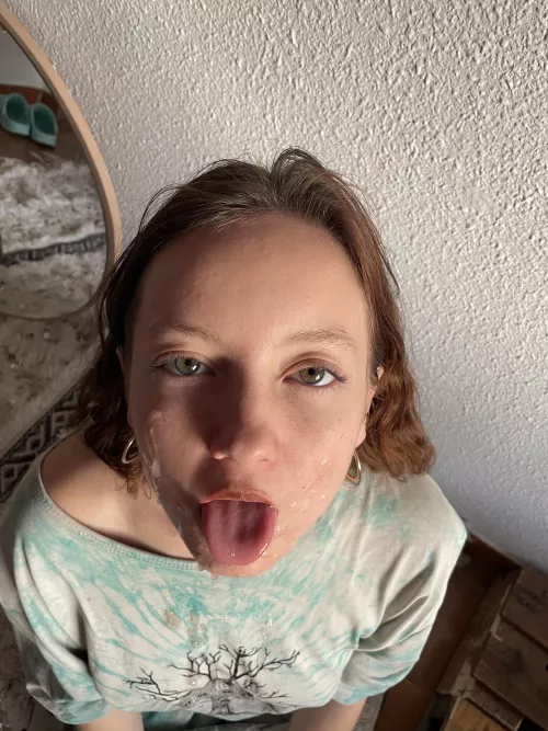 You can't hold back and fill my face with cum