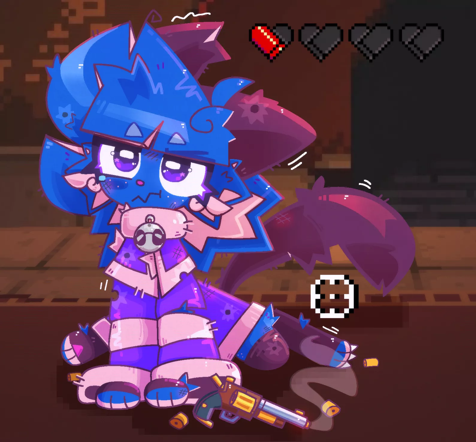 you outplayed them but I mean you are gonna finish the job right?? you can't let them win just because they made puppy dog eyes c'mon (art by me @fridgenstuffs on twitter)