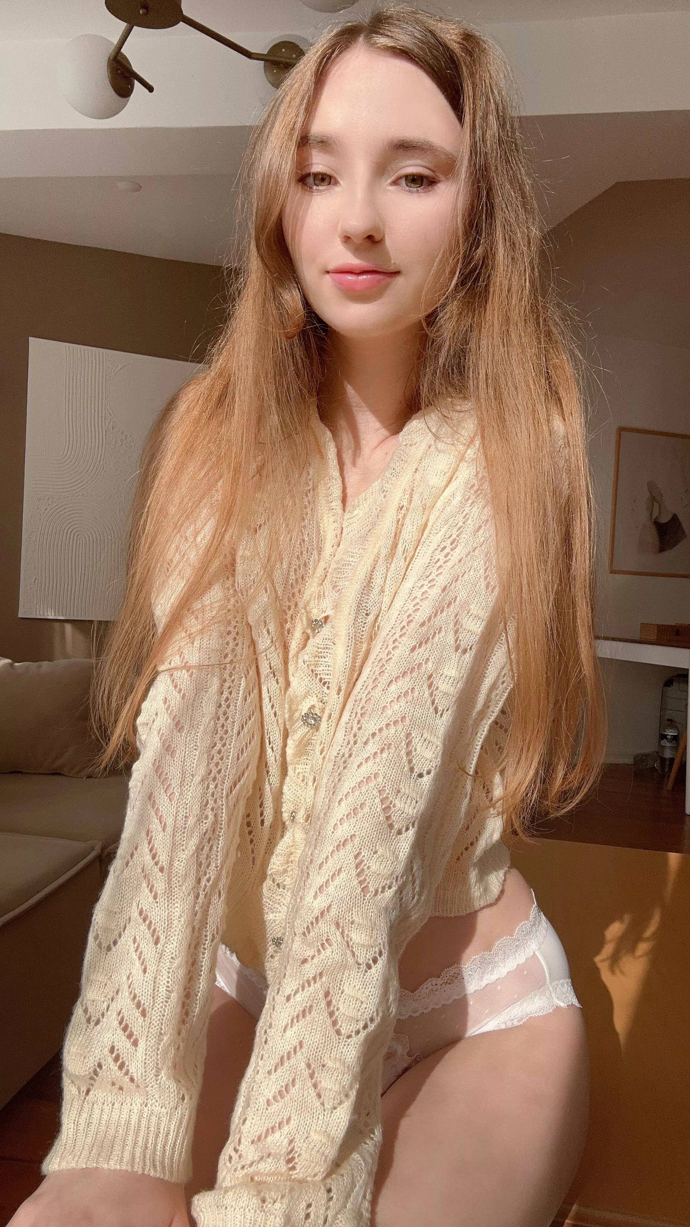 Brush my hair before we shower