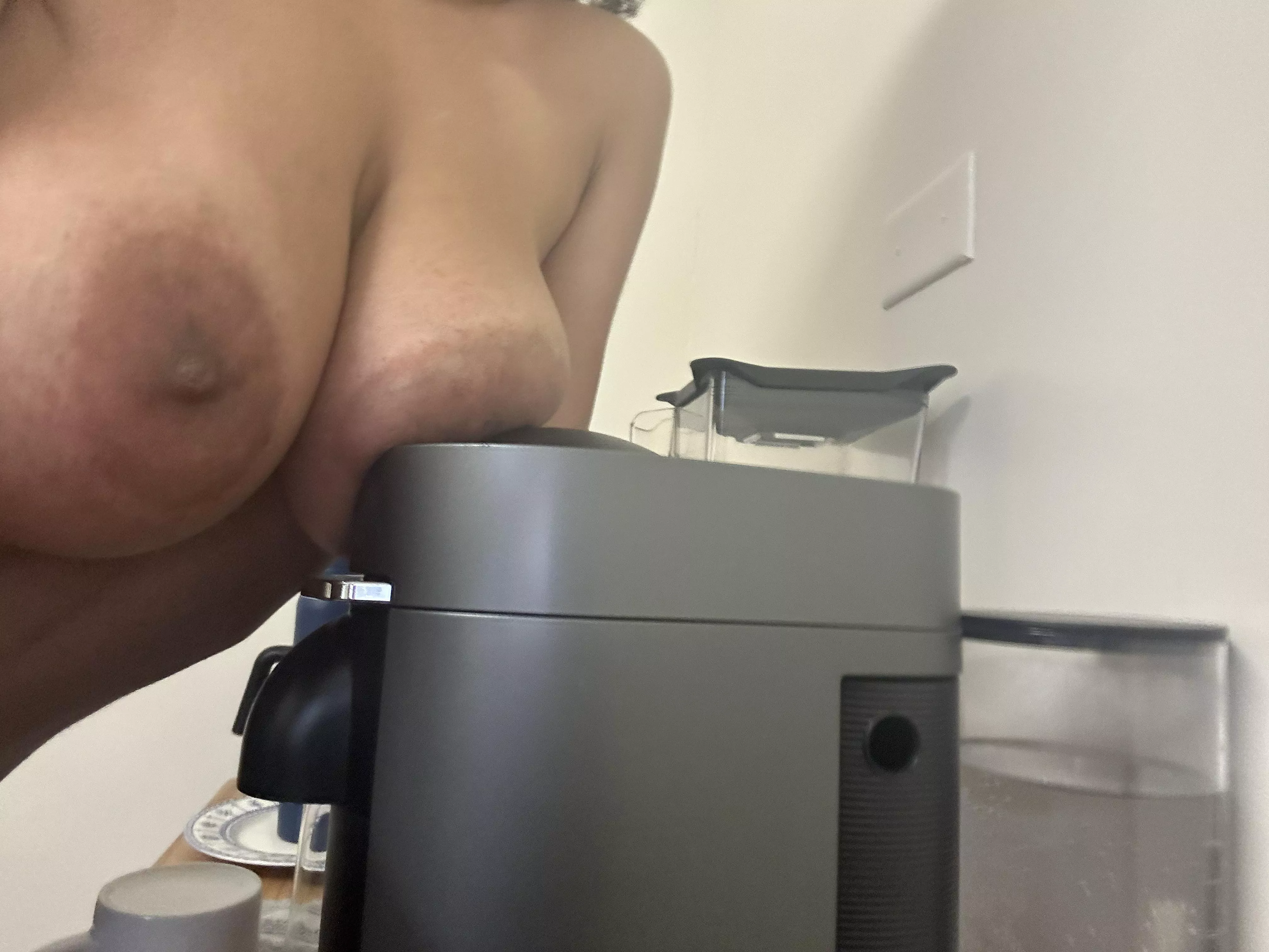 Coffee machine at my work is sooooo slow...i guess it needs some encouragement haha