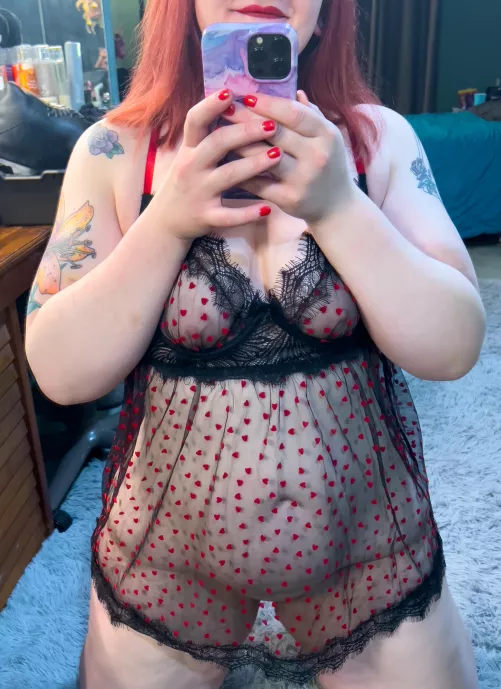 Completely see through ❤️