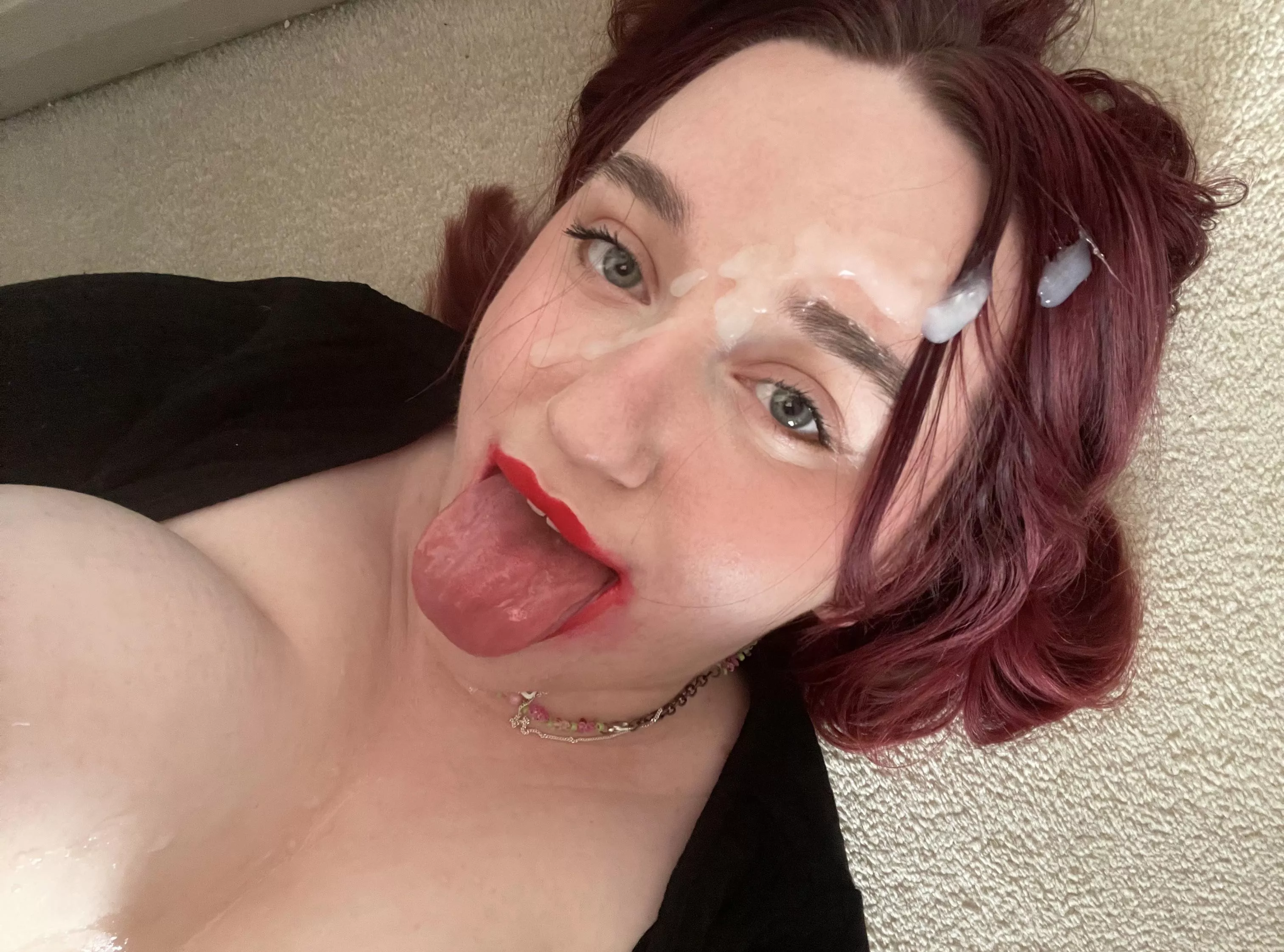 does anyone need an innocent girl to wear their cum??