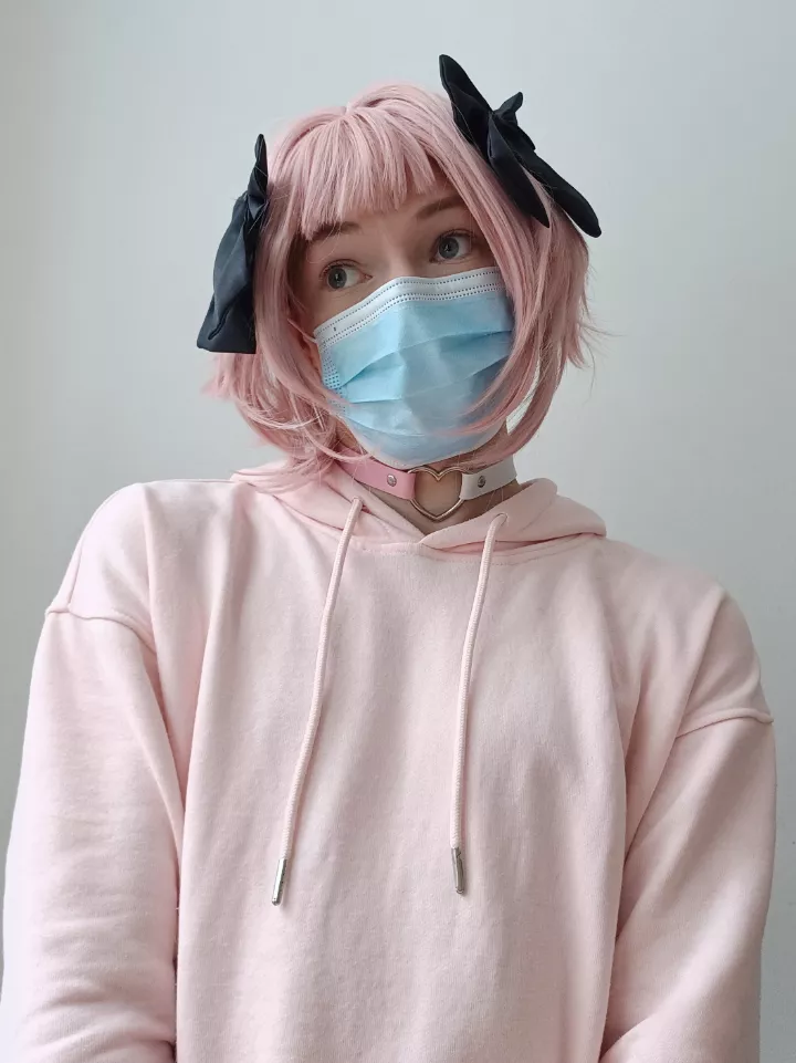 Felt cute :3 but I'm still too shy to post without a mask