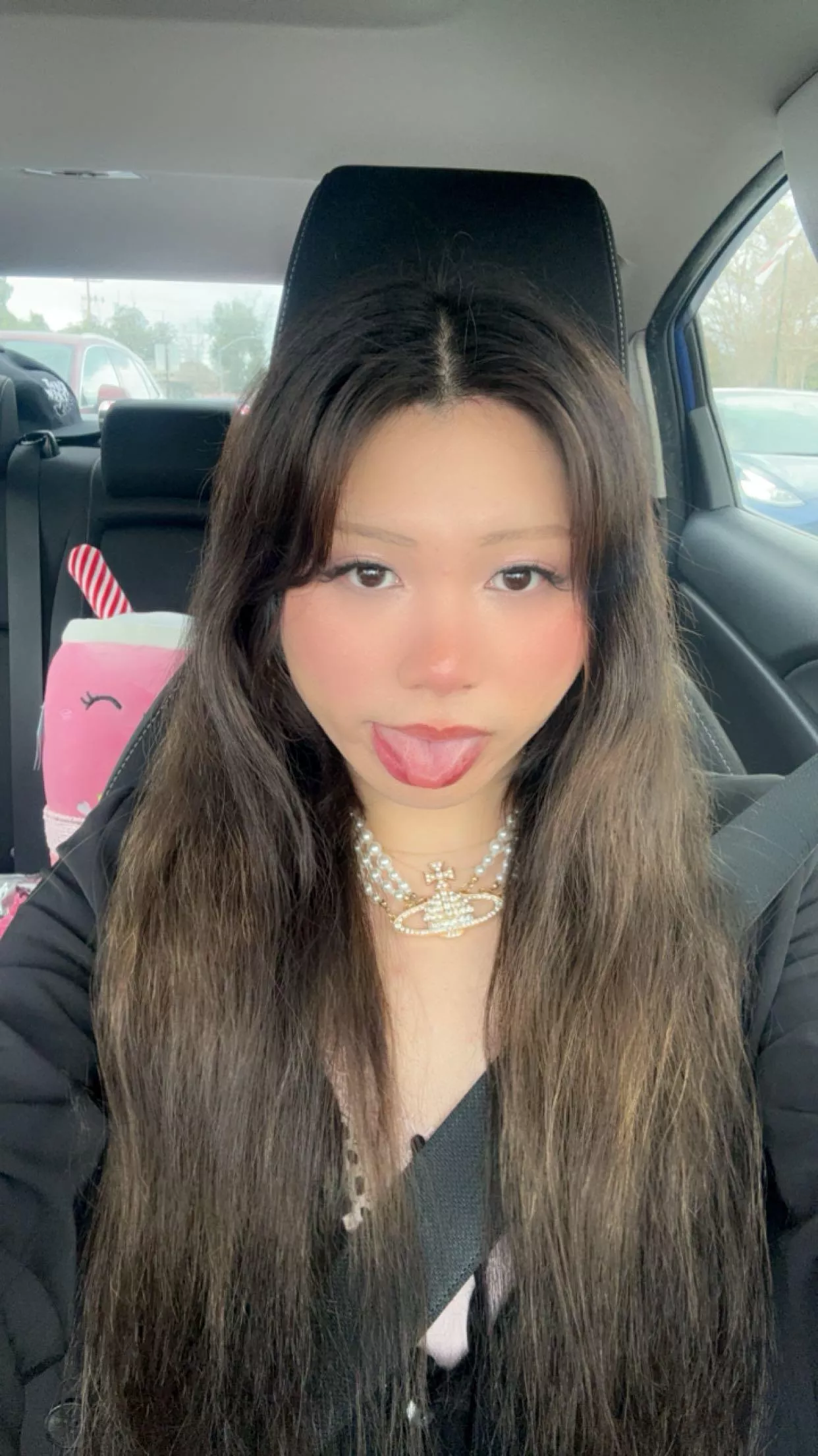 felt cute today + my boba plush in the back :p