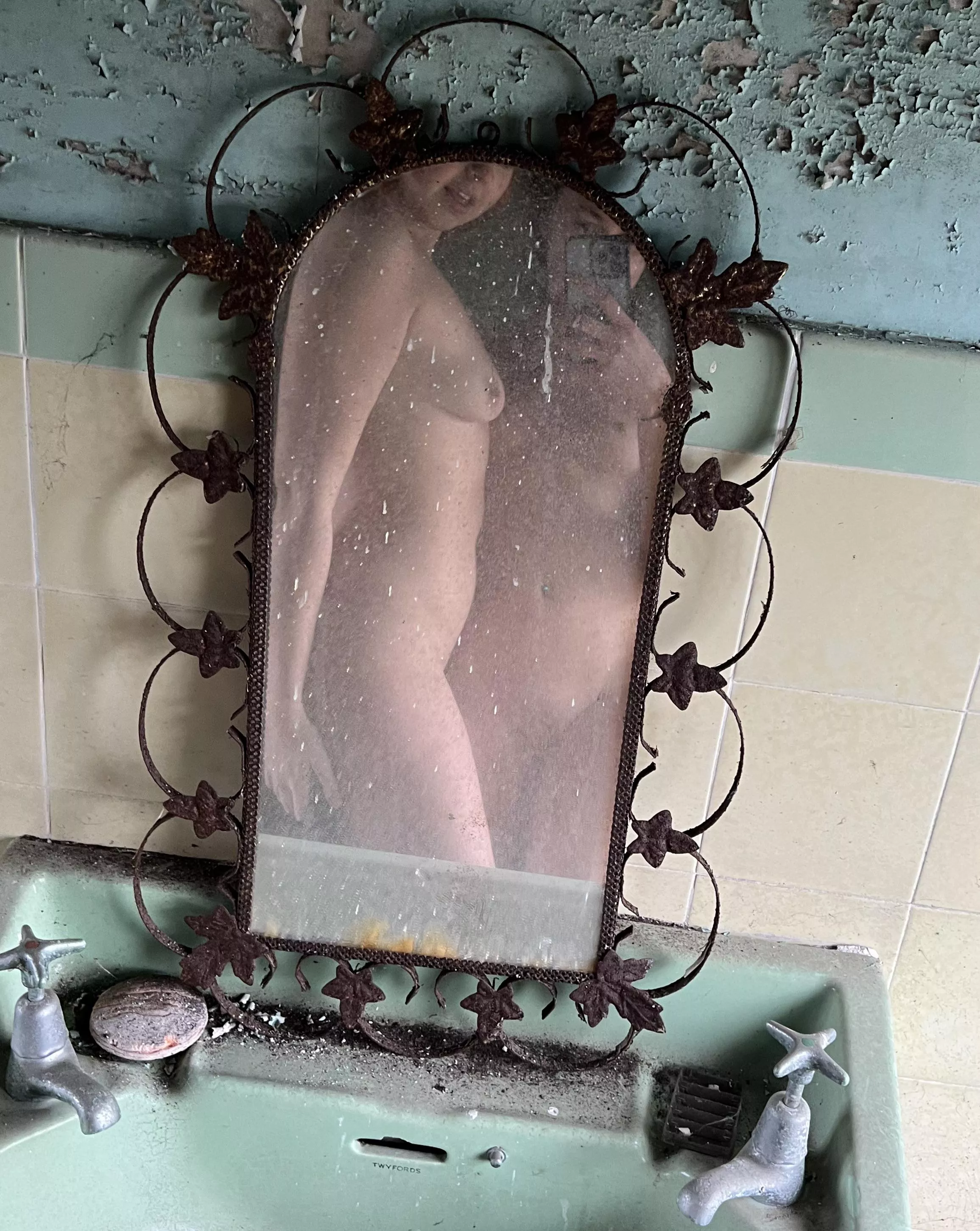 Found an abandoned house, immediately took our clothes off