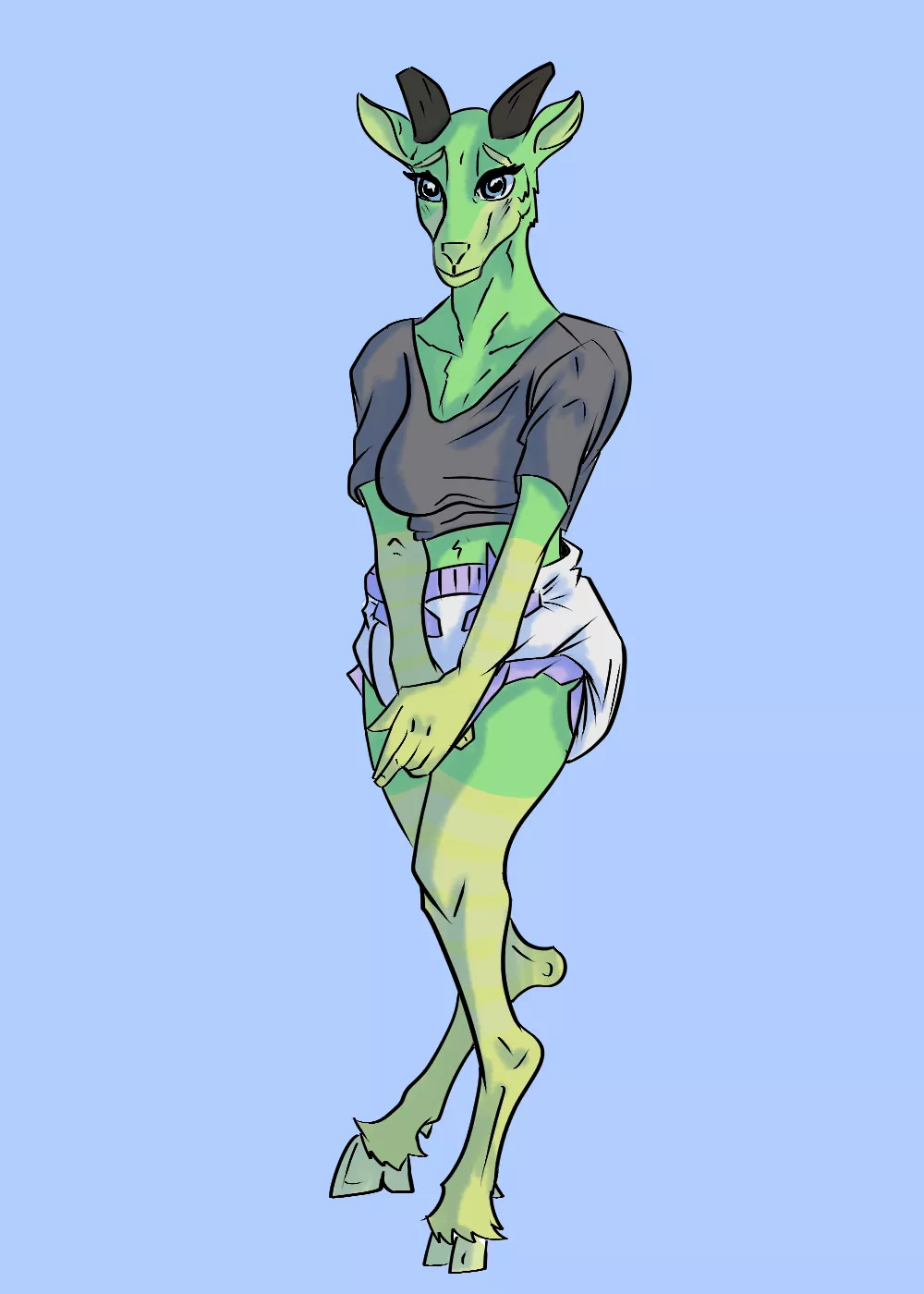 Furry commission I did, hope someone enjoys. I can draw human littles too :p