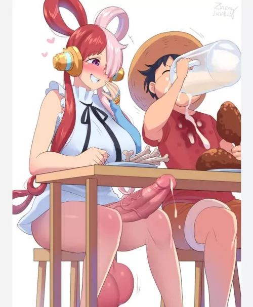 Futa milk for luffy (zheng) (one piece) 