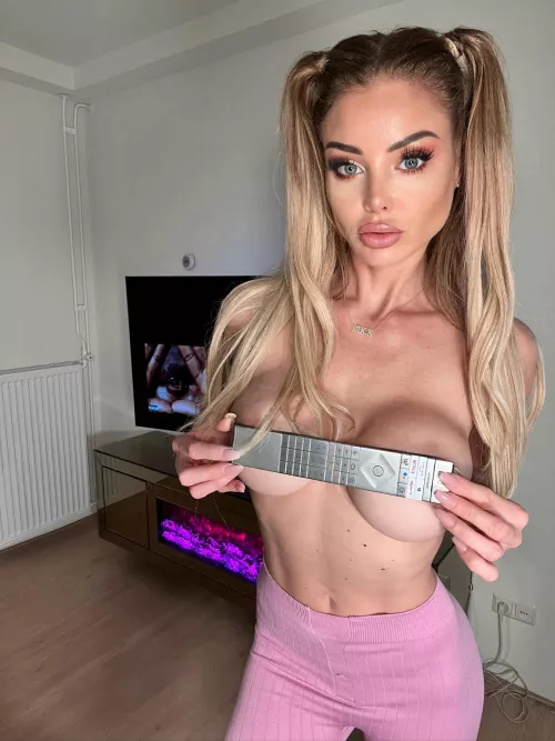 Give my boobies a hot massage.