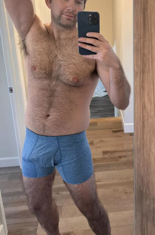 Good ol’ fashioned undies shot? 