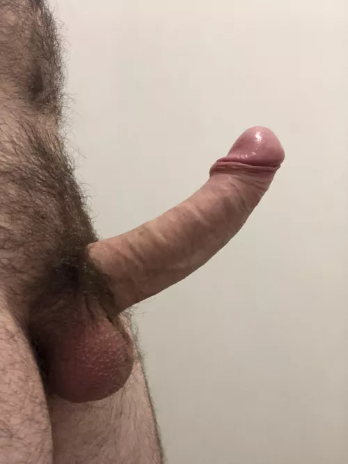 Hard in public restroom