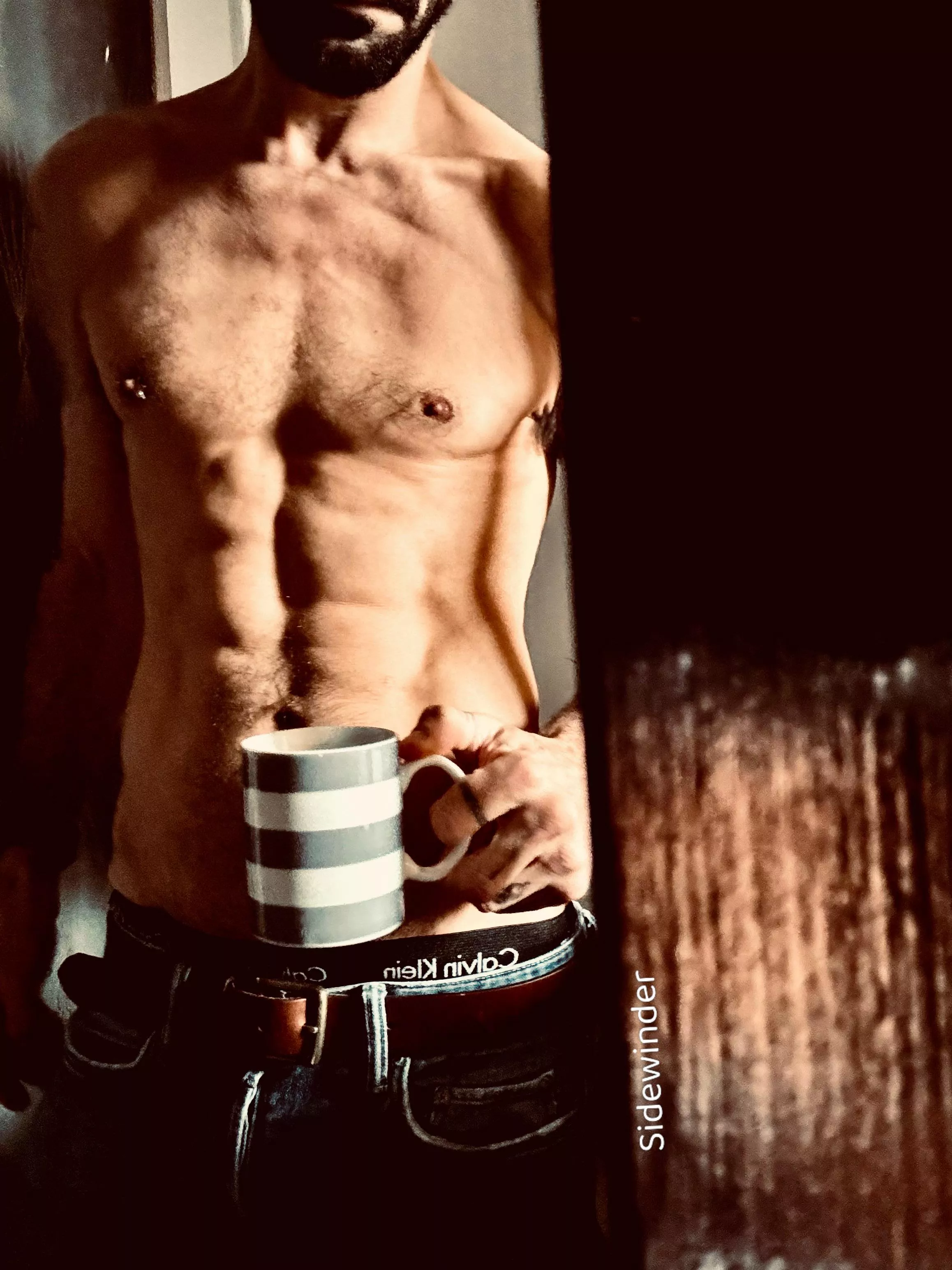 Here’s your coffee sweetheart