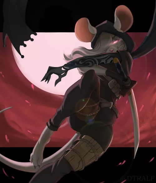 Hidden in the shadows... (commission) by me