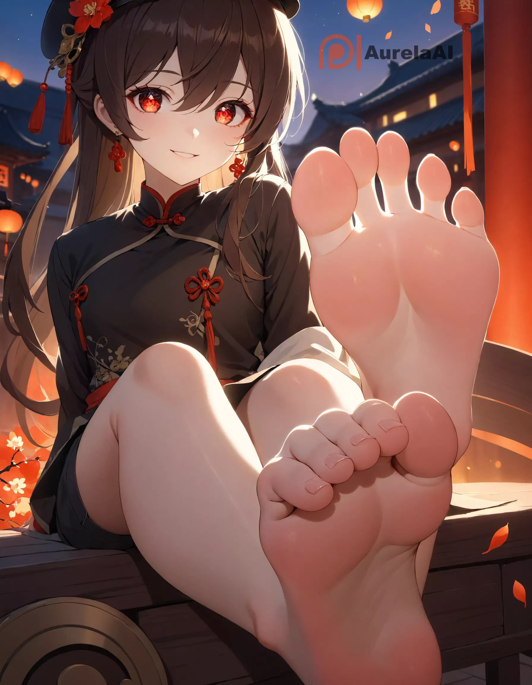 Hu Tao [Genshin Impact] (AurelaAI)