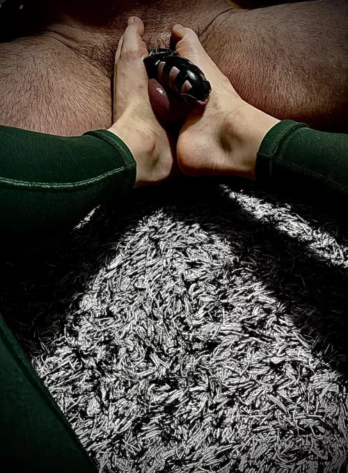 I don't think I'll be taking him out of chastity anytime soon