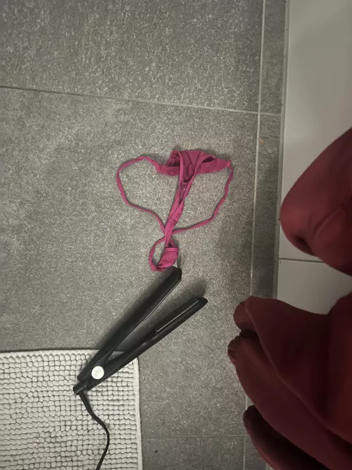 I guess she was in a hurry today