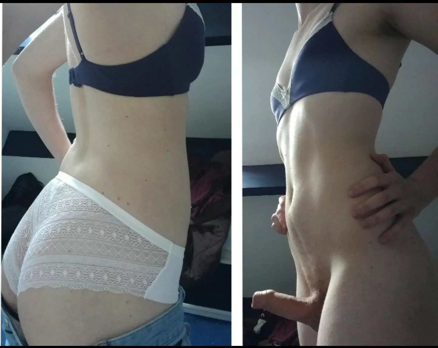 I lost a bet and had to dress like this and send nudes 😶✨