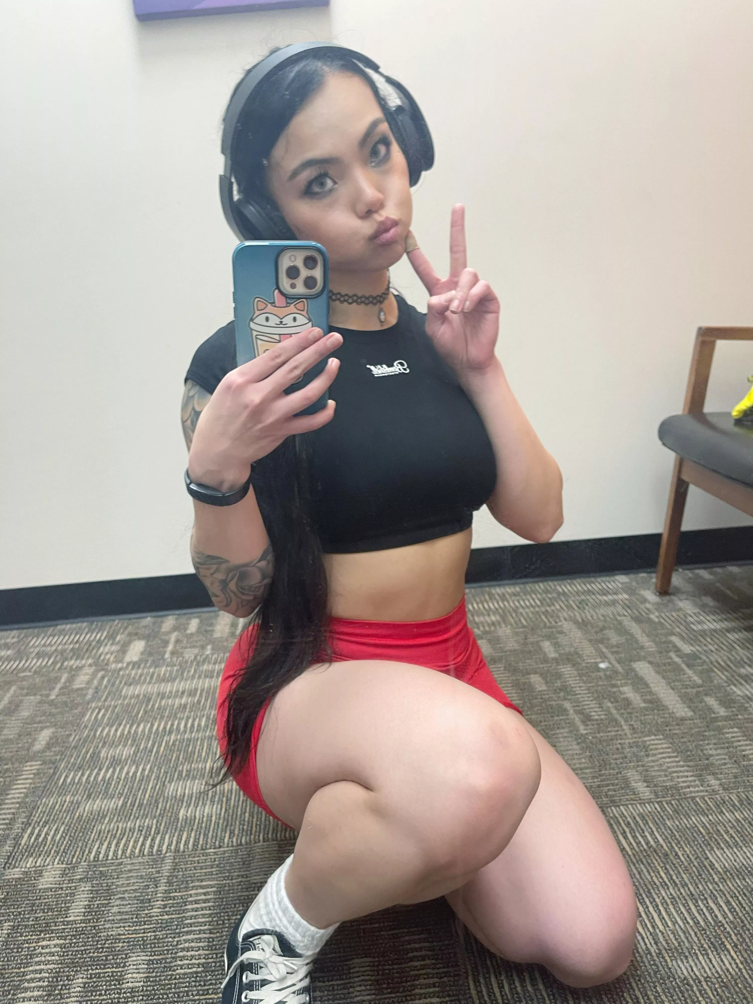 I love my gym crop tops ❤️💪